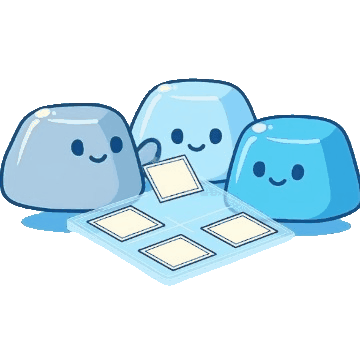 Jelli characters collaborating